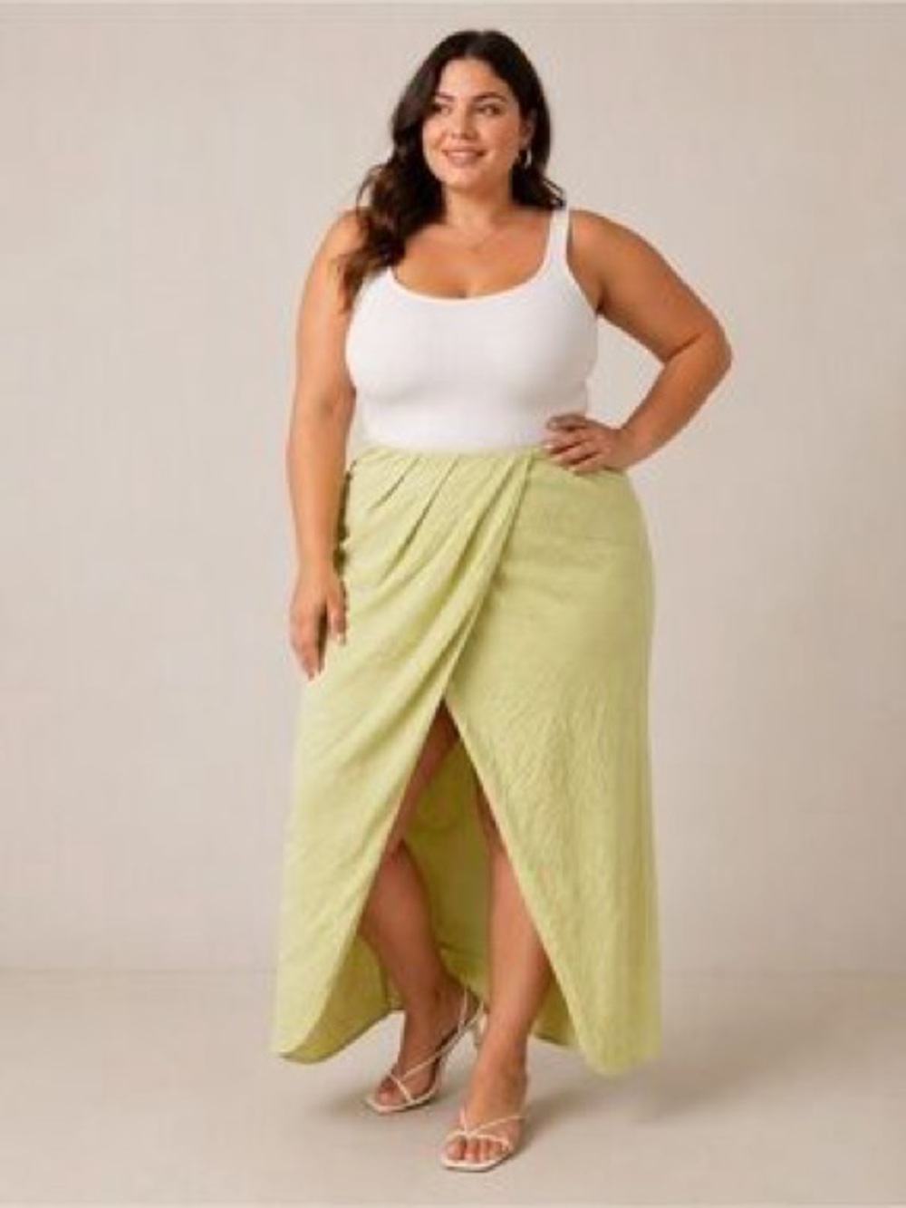 Abercrombie & Fitch high rise Wrap Maxi Skirt